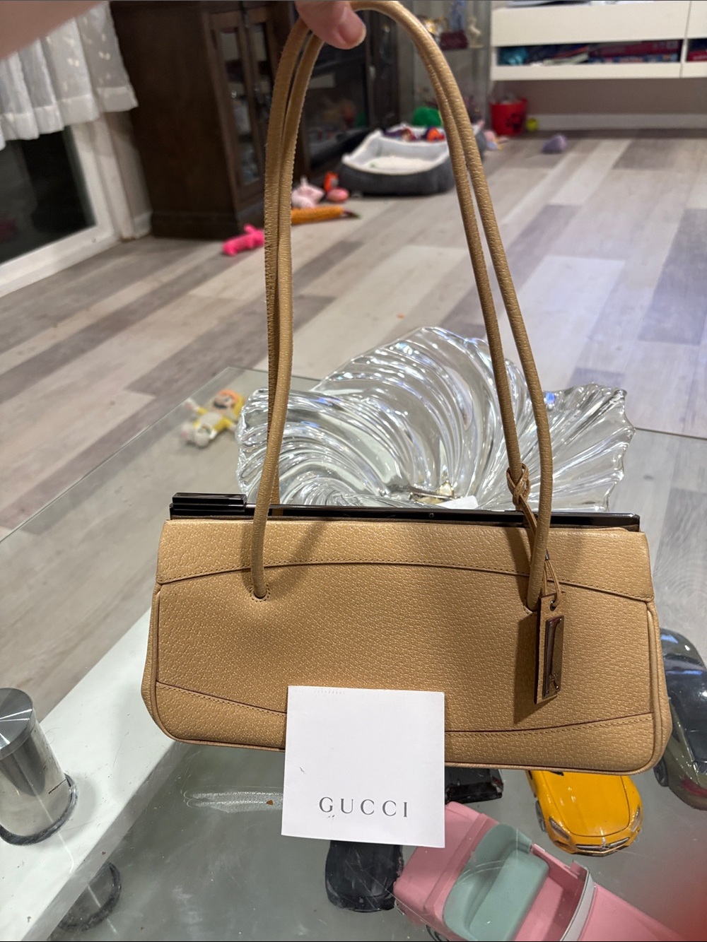 Gucci Vintage Beige Purse new